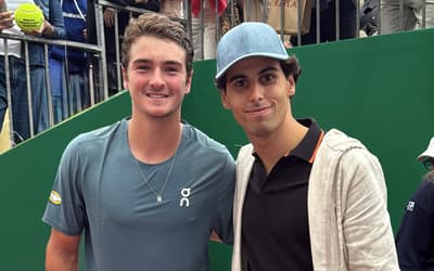 João Fonseca celebra encontro com Bortoleto em Monte Carlo