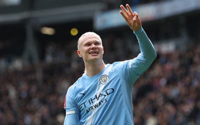Haaland marca três, e Manchester City goleia Liverpool na Copa da Inglaterra