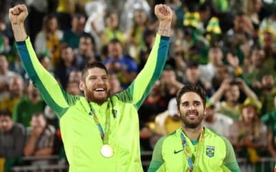 Alison 'Mamute' e Bruno e o constrangimento no ônibus rumo à final olímpica