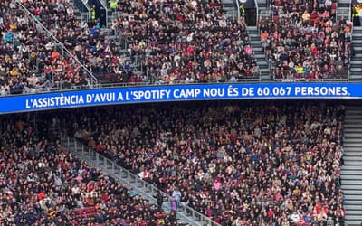 Mais de 60 mil: Camp Nou registra maior público da temporada com time feminino do Barcelona