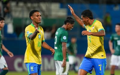 Joia brilha com hat-trick, e Seleção Brasileira estreia com goleada no Sul-Americano Sub-17