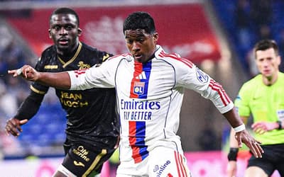 Endrick em ação pelo Lyon (Foto: Divulgação/Twitter @Ligue1_POR)