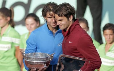 Nadal e o chocolate suíço em Federer em Roland Garros