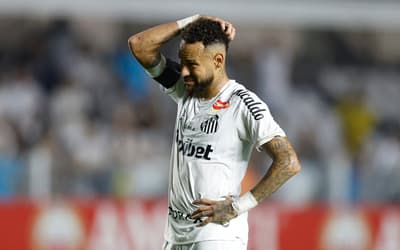 Autor do gol do Santos, Neymar analisa empate na Sul-Americana: 'Fazer o quê?'