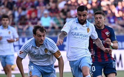 Real Zaragoza e Huesca protagonizaram uma briga generalizada na segunda divisão espanhola (Foto: X/Real Zaragoza)