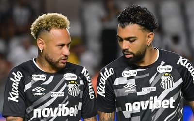 Gabigol e Neymar viram assunto em Santos x San Lorenzo: 'Está claro'