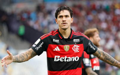 Pedro comemora gol em Flamengo x Vasco (Foto:Rudy Trindade/Themapress/Folhapress)