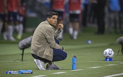 Abel Ferreira em Palmeiras x Cerro Porteño (Foto: Anderson Lira/Código 19/Folhapress)