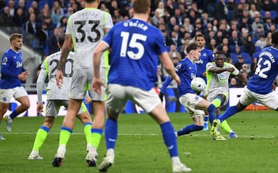 Veja gols em Everton x Manchester City: Doku, Barry, O'Brien e Haaland marcam