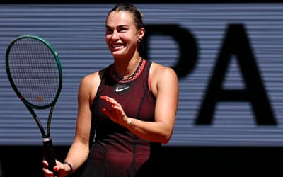 Sabalenka estreia com vitória, mas terá caminho complicado em Roland Garros