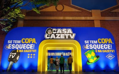 Casa CazéTV fará estúdio vivo para os jogos do Brasil na Copa do Mundo