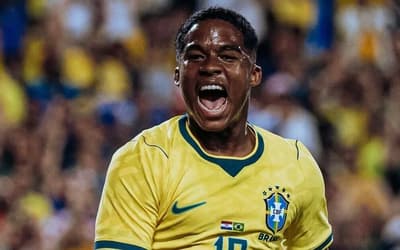 Endrick está na pré-lista da Seleção Brasileira.