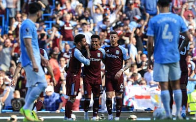 Em tarde de despedidas, Aston Villa põe água no chope e vence Manchester City