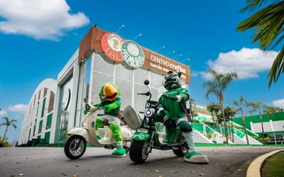 Palmeiras fecha patrocínio para calções dos uniformes de jogo e treino