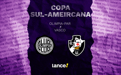 Olimpia x Vasco: onde assistir, horário e escalações do jogo pela Sul-Americana