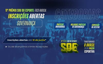 Sou do Esporte abre inscrições para o 11º Prêmio Foco Radical 2026