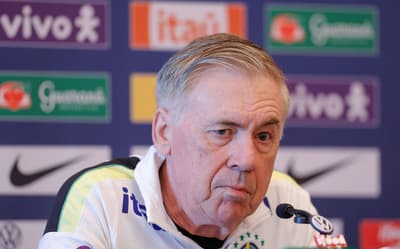 Carlo Ancelotti, técnico da Seleção Brasileira