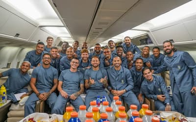 Bastidores da chegada da Seleção Brasileira aos Estados Unidos