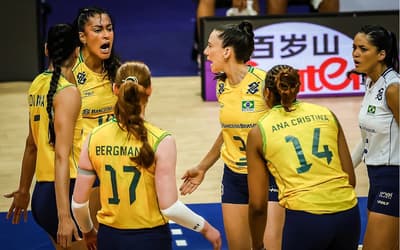 De virada e com set imponente, Brasil supera República Dominicana na VNL