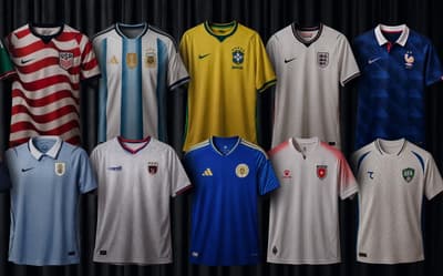 Fifa divulga cores dos uniformes para a fase de grupos da Copa do Mundo de 2026