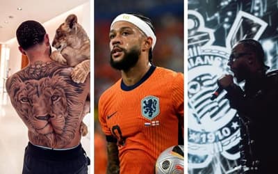 Seleção da vida real #6: o rapper e fã de felinos, Memphis Depay