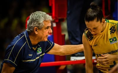 Zé Roberto quer 'energia' no Brasil em jogo contra a Bulgária na VNL