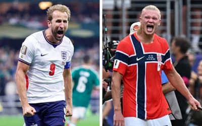 Kane x Haaland: números dos atacantes na temporada 25/26