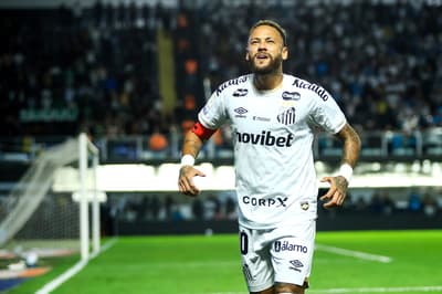 Comemoração de Neymar repercutiu nas redes sociais (Foto: Marco Miatelo/Photo Premium/Folhapress)