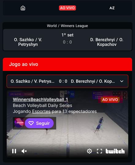 Captura da tela de streaming ao vivo da MC Games.