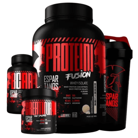 Kit Whey Protein Isolado Fusion + Bcaa + Creatina Monohidratada 100% Pura + Copo – Combo Suplementos Ref.GAI-0080-963-01 4.27 3.9999999999999996197 avaliações Glúten Contém Lactose Contém Tipo Pr