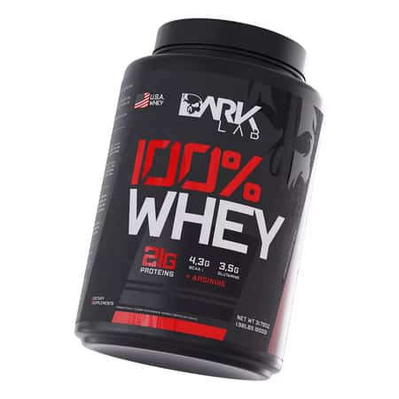 100% Whey Protein Dark Lab – 900g Sabor Chocolate