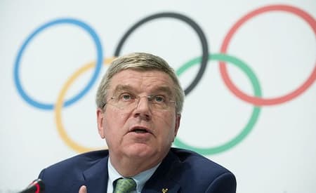 Thomas Bach soltou o verbo para cima da Fifa (Foto: Richard Juilliart/AFP)