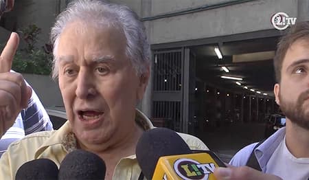 Juvenal Juvêncio, presidente do São Paulo, critica Arena Corinthians (Foto: Reprodução/LANCE!TV)