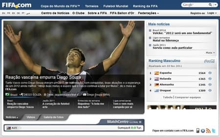 Print Fifa.com - Diego Souza (Foto: Reprodução)