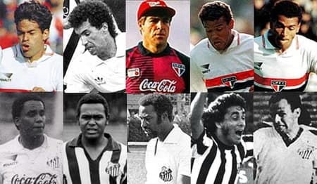 HOME - Ídolos do passado de São Paulo e Santos
