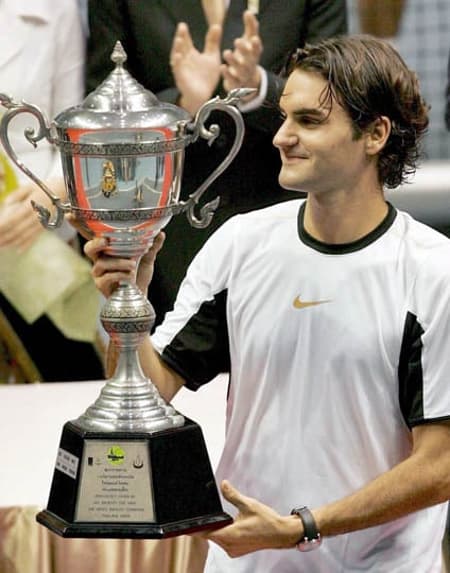 Imagens da carreira de Roger Federer (Foto: Barbara Walton/EFE)