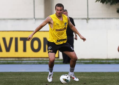 Marcelo Mattos - Treino do Botafogo (Foto: Paulo Sergio)