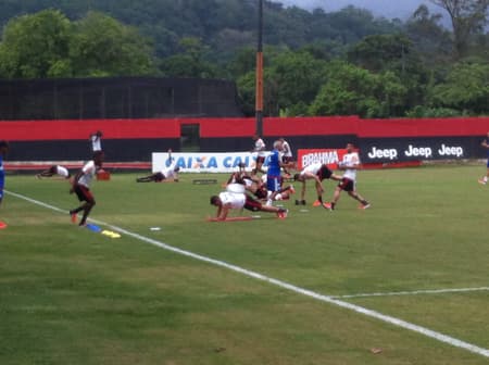 treino físico do flamengo