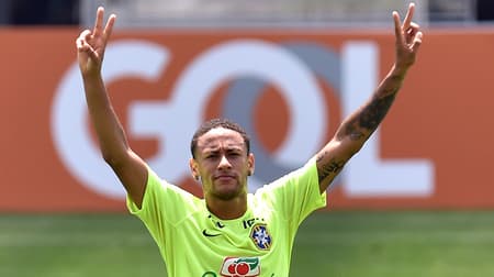 HOME - Treino da Seleção Brasileira para enfrentar a Argentina em Buenos Aires - Eliminatórias Sul-Americanas - Neymar (Foto: Nelson Almeida/AFP)