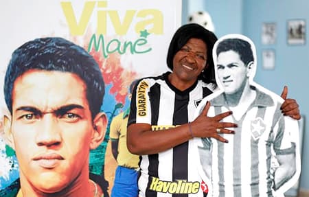 Rosangela dos Santos, filha de Garrincha (Foto: Wagner Meier/LANCE!Press)