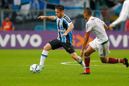 Lesionado, Ramiro não atuou na histórica goleada sobre o Inter (Foto: Lucas Uebel/Grêmio)