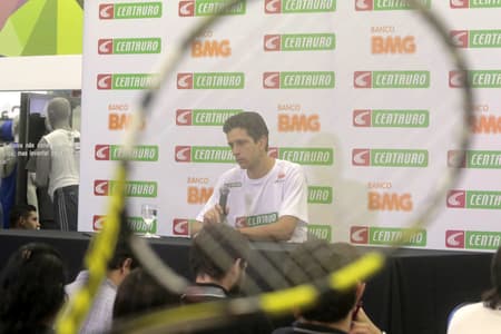 Coletiva do Marcelo Melo (Foto: Reginaldo Castro/LANCE!Press)