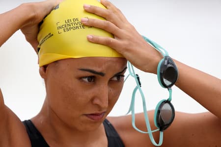 Poliana Okimoto e Allan do Carmo defendem o Brasil no Desafio Elite Rei e Rainha do Mar (Foto: Divulgação)