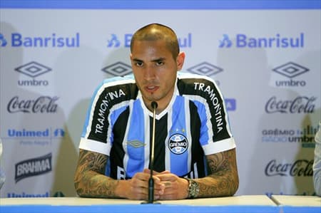Braian Rodríguez foi contratado pelo Grêmio