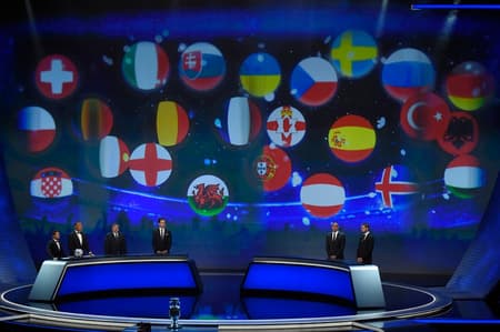 Uefa faz sorteio da Eurocopa 2016