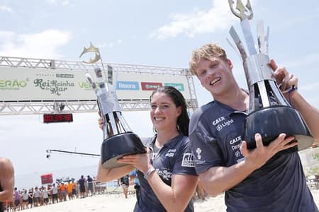 Christine Jennings e Chip Peterson Rei Rainha do Mar