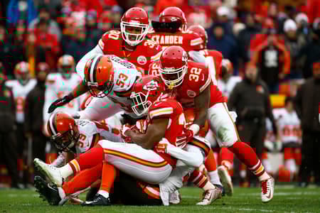 CLEVELAND - BROWNS - V - KANSAS - CITY - CHIEFS (foto:PETER AIKEN / GETTY IMAGES NORTH AMERICA / AFP)