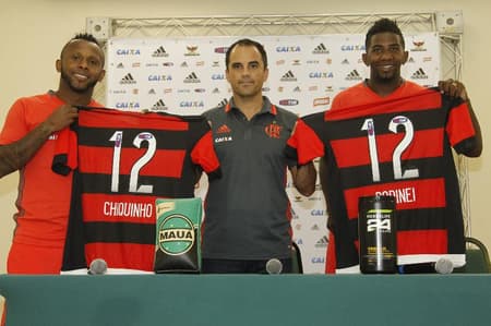 Chiquinho e Rodinei (Foto: Gilvan de Souza / Flamengo)