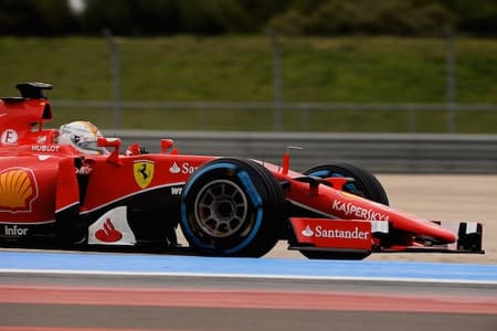 Sebastian Vettel (Ferrari) - Teste de pneus (Foto: Divulgação)