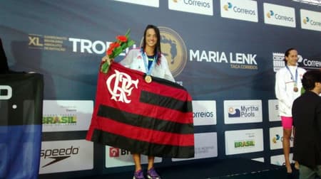 Jhennifer Conceição defendeu o Flamengo de 2011 até esse ano, chegando ao clube com 14 anos (Foto: Divulgação)